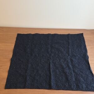 Heyne Bogut Black Eyelet Scarf/ Bandana